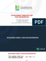 Ecuaciones Lineales Con Dos Incognitas PDF