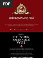 Esoteric Order Gamers: The of