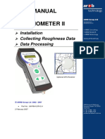 Roughometer II User Manual PDF