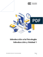 Guia - U1 - Introducción A La Psicología PDF