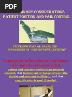 Preclinical and Pain Contorol