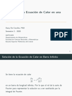 11 Ecuacion de Calor Barra Infinita