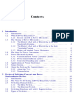 Power Electronics Contents by Issa Batarseh