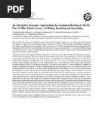 An Alternative Georoute: Approaching The Geological Heritage of The SE Part of Milos Island, Greece, Via Hiking, Kayaking and Snorkeling
