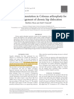 Capsular Augmentation in Colonna Arthroplasty For The Management of Chronic Hip Dislocation