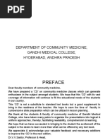 Department of Community Medicine, Gandhi Medical College, Hyderabad, Andhra Pradesh