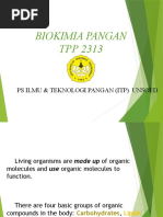 Materi Kuliah Biokimia Pangan