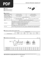 Aluminum Electrolytic Capacitors/ M Radial Lead Type: Features