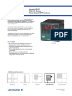 General Specifications: Model OR100 EXA100 Series Panel Mount ORP Analyzer