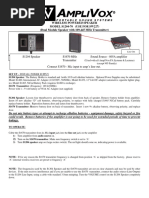 Wireless Powered Speaker Model S1204-70 (Use For Sw227) (Dual Module Speaker With 169.445 MHZ Transmitter)