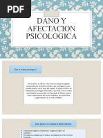 Dano y Afectacion Psicologica