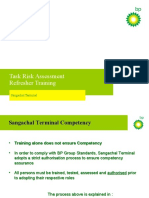 Task Risk Assessment Refresher Training: Sangachal Terminal