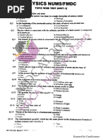 Physics NUMS 1 PDF