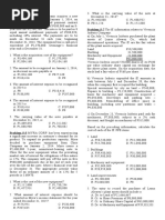 Ppes Problem 5-3 Domingo Company Acquires A New: Dr. To Machinery and Equipment of P29,333,333