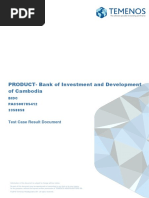 PRODUCT-Bank of Investment and Development of Cambodia: Test Case Result Document