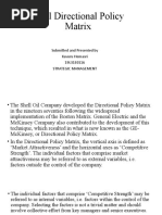 Shell Directional Policy Matrix