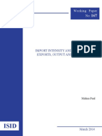 Import Intensity Paper