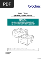 HL - 5340D Service Manual Manual Servicio