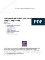 Configure High Availability Cluster in Centos 7 (Step by Step Guide)