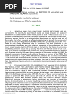 Petitioner Vs Vs Respondents Neri & Associates Law Firm Alo & Velasquez Law Office