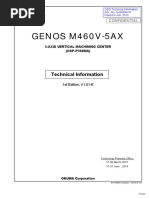 GENOS M460V-5AX Technical Information Booklet V1.01