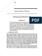 Optimal Brain Damage: 598 Le Cun, Denker and Solla