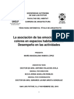 La Asociacion de Las Emociones y Los Colores en Espacios Habitacionales PDF