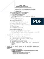 Statistics Table and Diagram