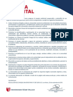 Politica Ambiental UCV PDF