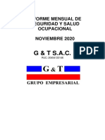 Informe Mensual de Sso Noviembre