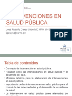 Sesión 12 Intervenciones en Salud Pública