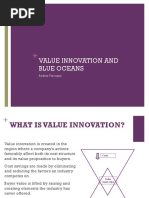 Value Innovation and Blue Oceans: Andrea Tracogna