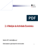 Medicao de Actividades Economicas PDF