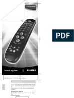 Philips Universal Remote Control SBC RU 644 English Manual