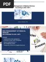 Risk Management of Medical Devices