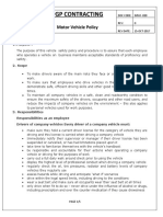 Motor Vehicle Policy IMWI-030