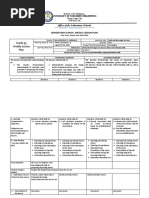 Grade 11 Weekly Lesson Plan: Office of The Laboratory Schools