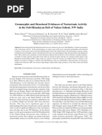 Geomorphic and Structural Evidences of Neotectonic PDF