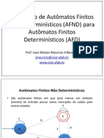 Aula 4b Conversão de AFND para AFD PDF