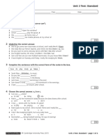 Unit 3 - Standard Test