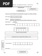 Caribbean Examinations Council: Caribbean Secondary Education Certificate Examination