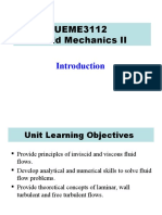 UEME3112 Fluid Mechanics II