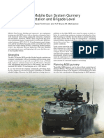 Stryker Mobile Gun System Gunnery at Battalion and Brigade Level