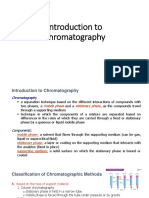 Introduction To Chromatography