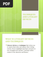 Techniques and Literary Devices