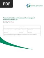 EAD-EQ-PCE-TG-16 Storage of Hazardous Materials