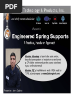 Engineered Spring Supports: Piping Technology & Products, Inc