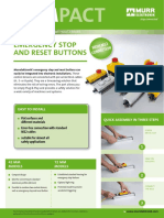 Emergency Stop and Reset Buttons: With M12 Connection