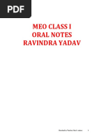 Oral Notes-Ravinder Yadav