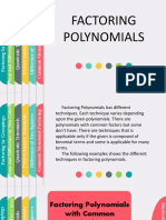 Factoring Polynomials